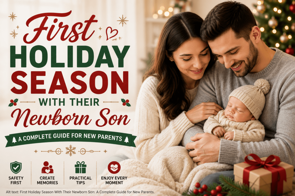 First Holiday Season With Their Newborn Son: A Complete Guide for New Parents