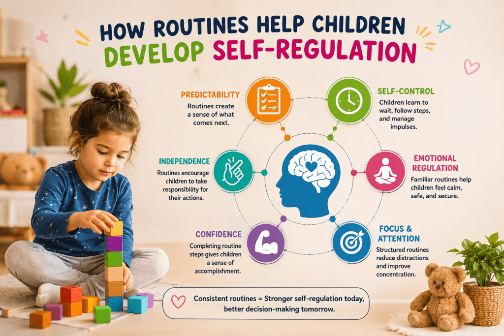 How routines help children develop self-regulation
